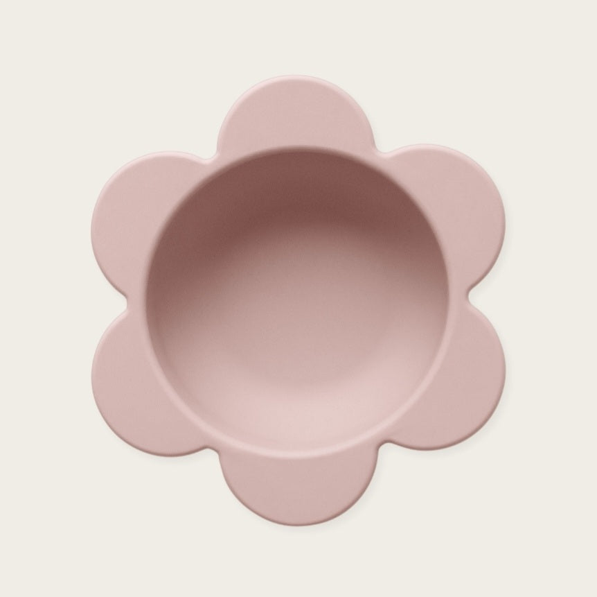 Jamie Kay Silicone Flower Bowl ~ Blush